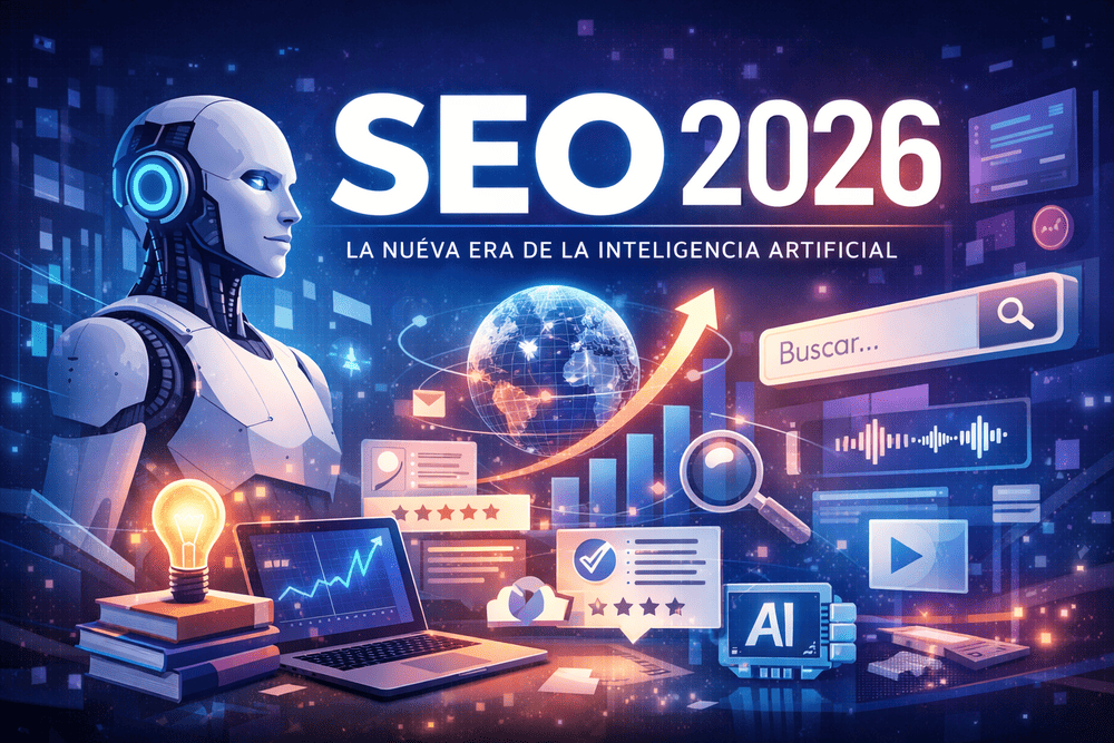 infografia robot ia seo 2026